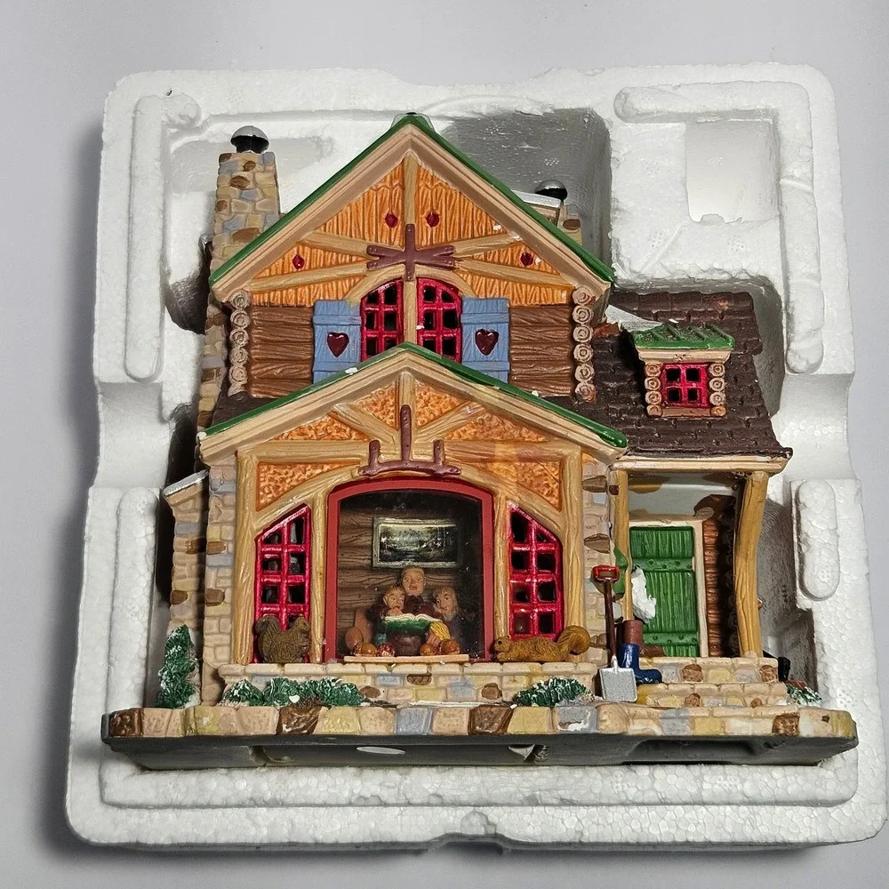 Lemax Signature Collection Cozy Cabin Lighted Building Michaels Exclusive 2010
